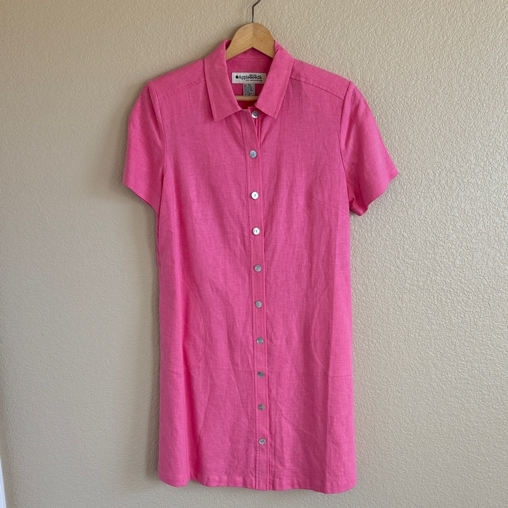 Appleseed’s Linen Blend Shirt Dress